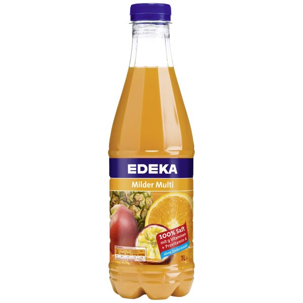 Bild von EDEKA Multivitaminsaft mild 100% 1L