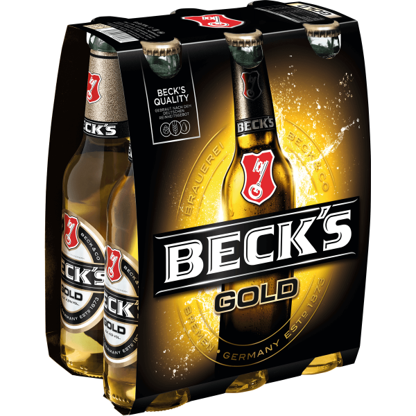 Bild von Becks Gold  6 x 0,33L