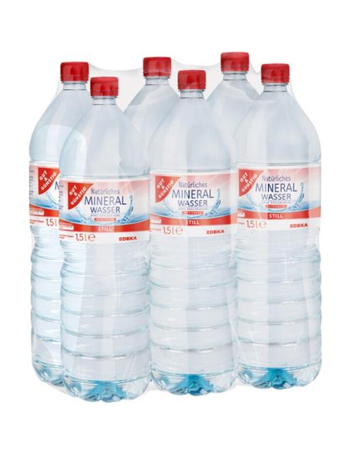 Bild von G+G MINERALWASS STILL   6X1,5L