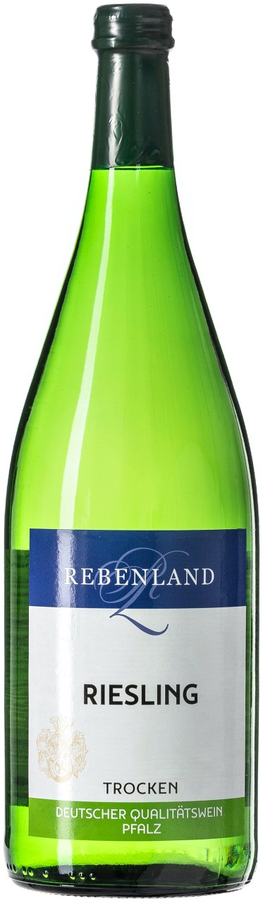 Bild von Rebenland Riesling trocken  1L