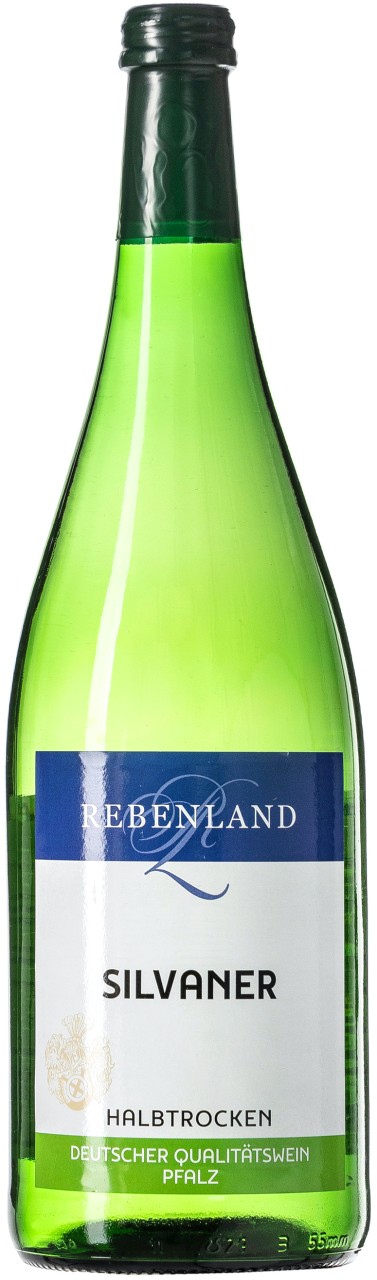 Bild von Rebenland Silvaner halbtrocken 1L