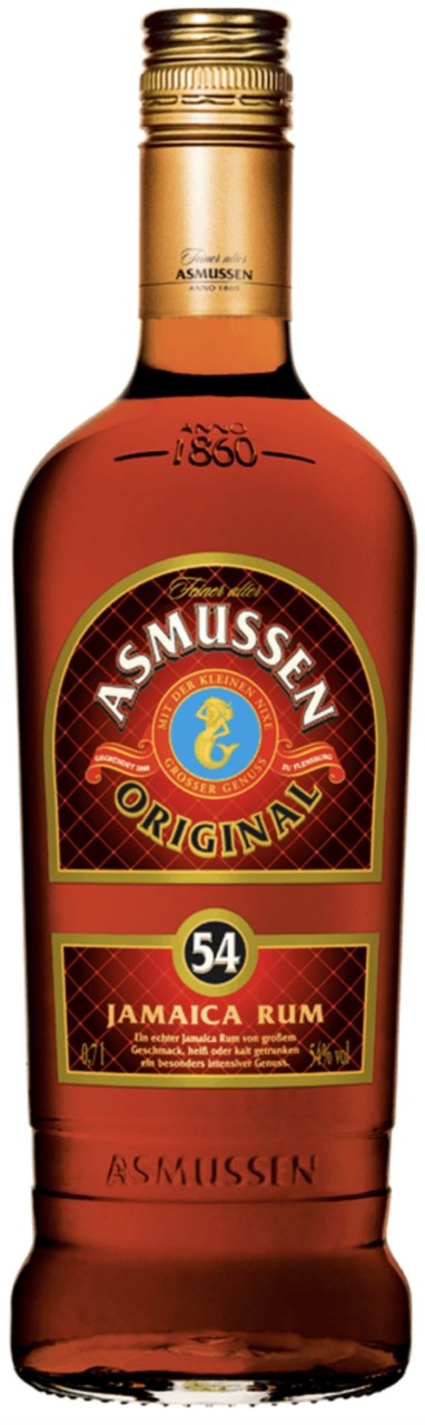 Bild von ASMUSSEN RUM 54%          0,7L