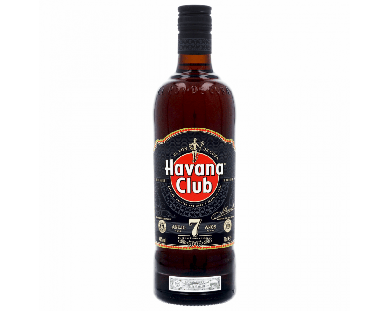 Bild von HAVANA CLUB 40% 7 JAHRE   0,7L