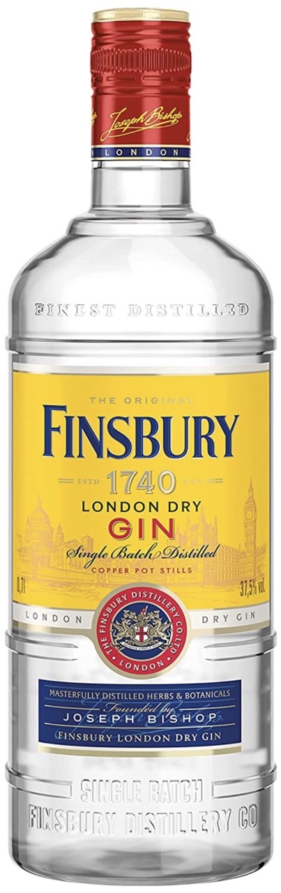 Bild von FINSBURY DRY GIN 37,5%    0,7L