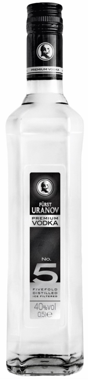 Bild von FUER URANOV NO.5 VODKA40% 0,5L