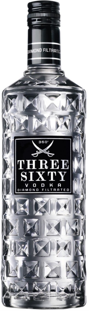 Bild von THREE SIXTY VODKA   37,5% 0,7L