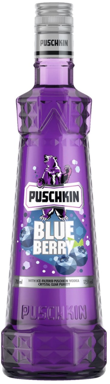 Bild von PUSCHKIN BLUEBERRY 17,5%  0,7L