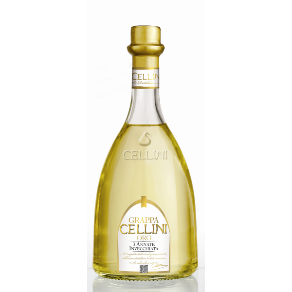 Bild von Cellini Grappa Oro 38% 0,7l