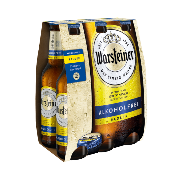 Bild von Warsteiner Afr Radler  6x0,33l