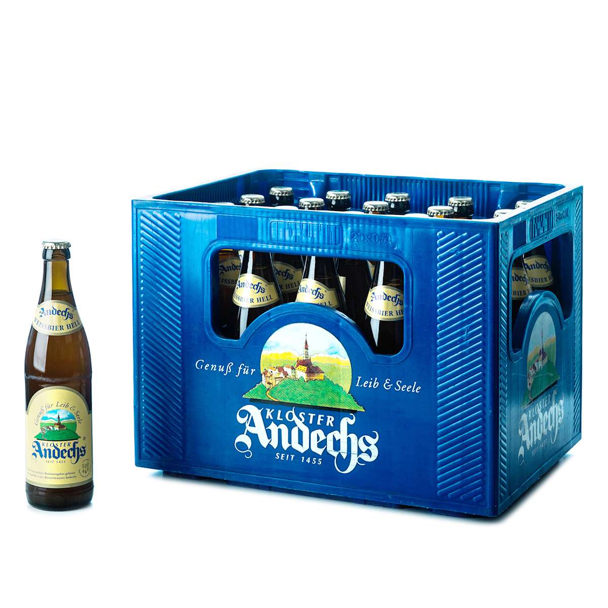 Bild von Andechs Weissbier Hell 20x0,5l