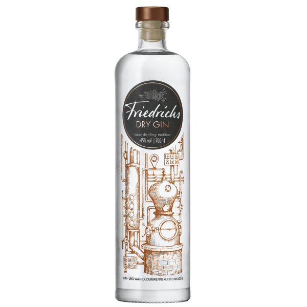 Bild von Friedrichs Gin 45% 0,7l