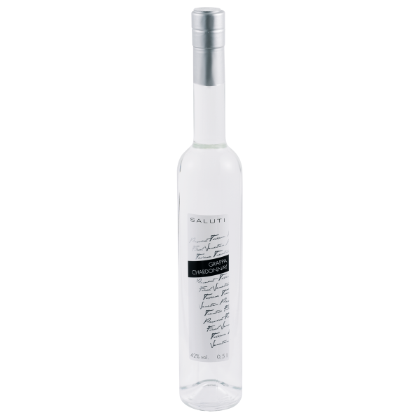 Bild von Saluti Grappa Chardonnay 42% 0,5l