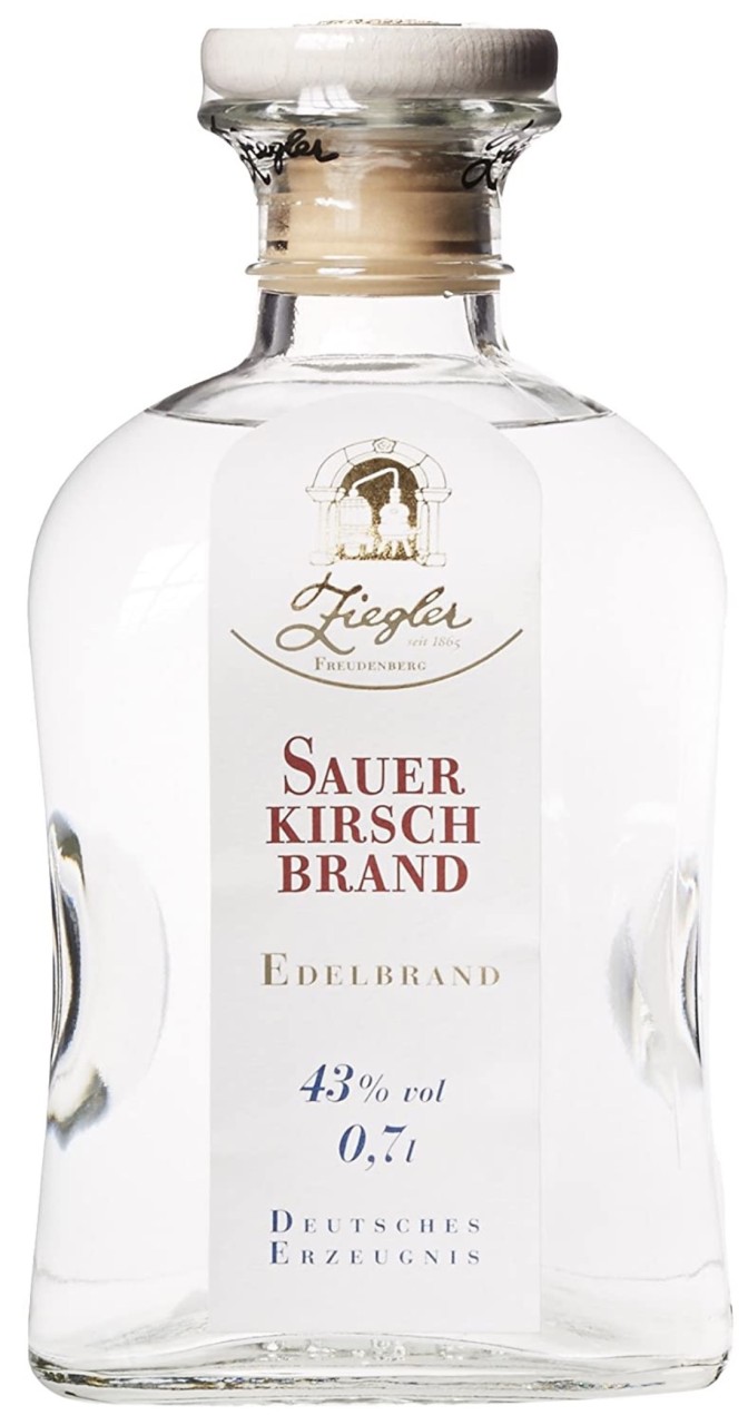 Bild von Ziegler Sauerkirschbrand 43% 0,7l