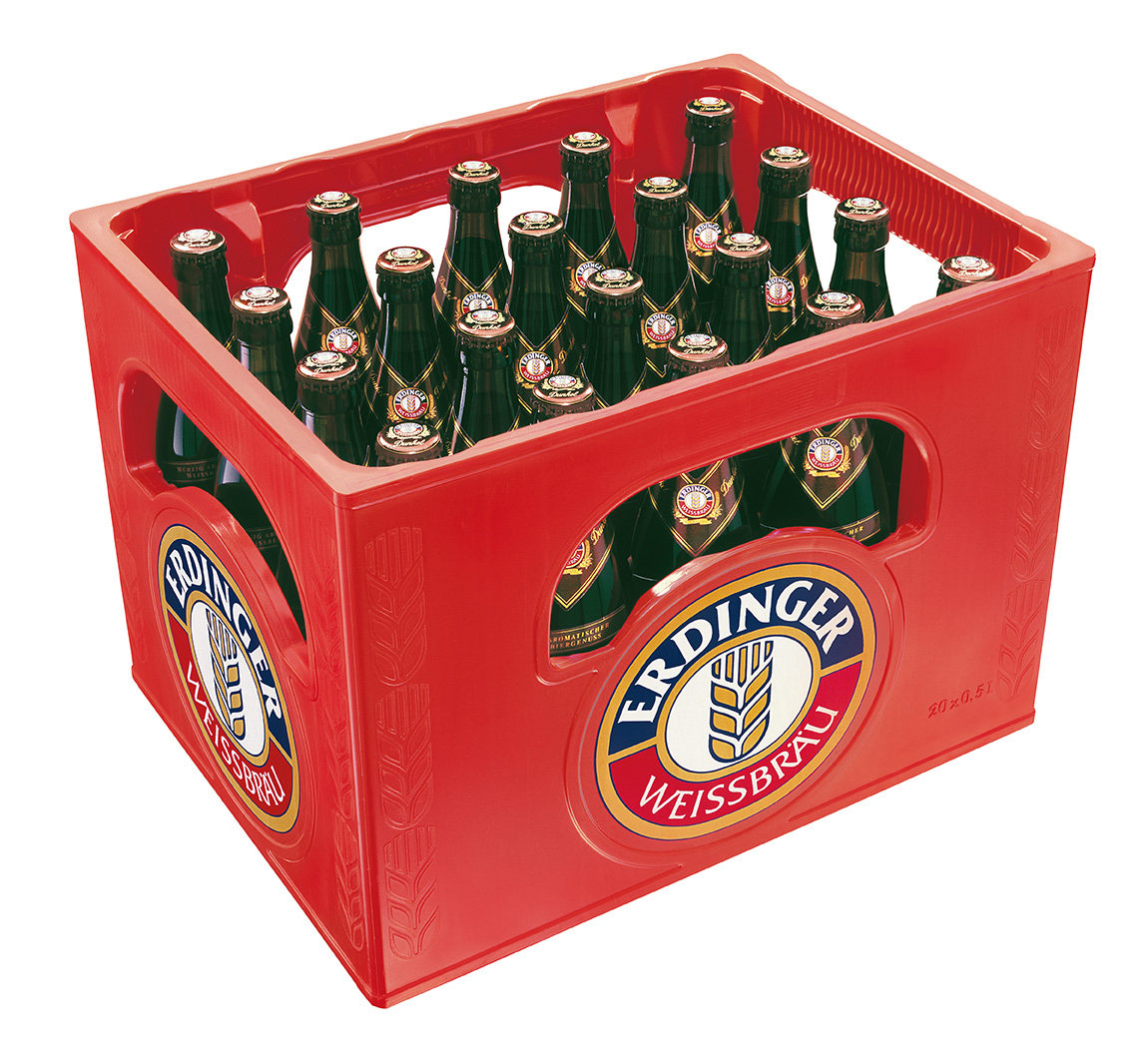 Bild von Erdinger Weissbier Dun 20x0,5l
