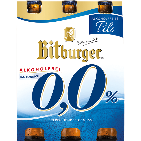 Bild von Bitburger Alkoholfre6x0,33l Pk