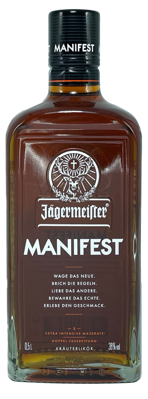 Bild von Jägermeister Manifest 38% 0,5l