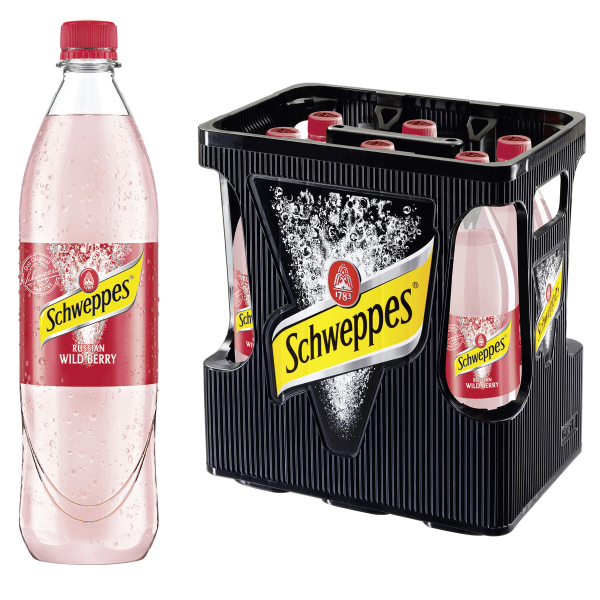 Bild von Schweppes Russian Wild Berry  6 x 1L